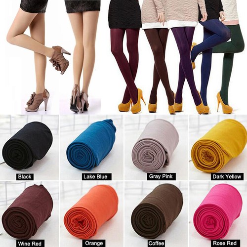 Sexy Stockings for Women Thick Opaque Footed Tights Pantyhose Spring Autumn New - Picture 2 of 29