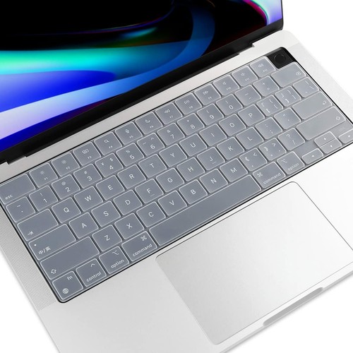 Ultra Thin Silicone Keyboard Cover Skin for MacBook Pro 14" 16" 2021 M1 Pro Max - Picture 8 of 25