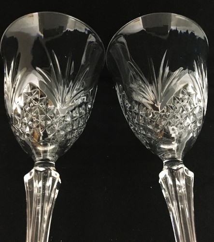 Juego de 4 copas American Heritage con tallo de cristal de plomo grabado al 24 % - Imagen 9 de 11