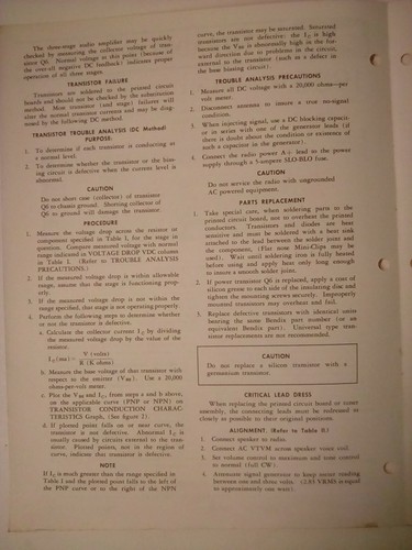 1966 Bendex Autoradio Serviceanleitung Triumph Alltransistorradio - Bild 6 von 6