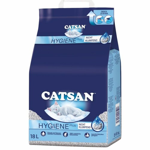 ARENA PARA GATOS CATSAN Hygiene Plus sin aglomeración sin olor - 20 l - Imagen 2 de 6