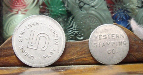 1948 UNCLE SAME PLAY MONEY FALSA PECUNIA TOKEN & WESTERN STAMPING CO PLAY MONEY