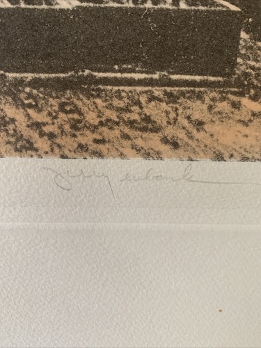 Jerry Eubank Etched Print - “The Quest” Signed 20/450 - Picture 3 of 5