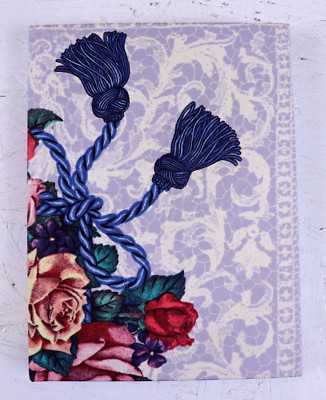 Floral Cover Blank Book Hardcover about 6.25X8.75 Artbook Notepad Sketch Notes