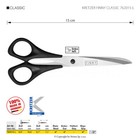 KRETZER  FINNY CLASSIC 762015-L  SCISSORS LEFTHANDED 6" / 15 CM