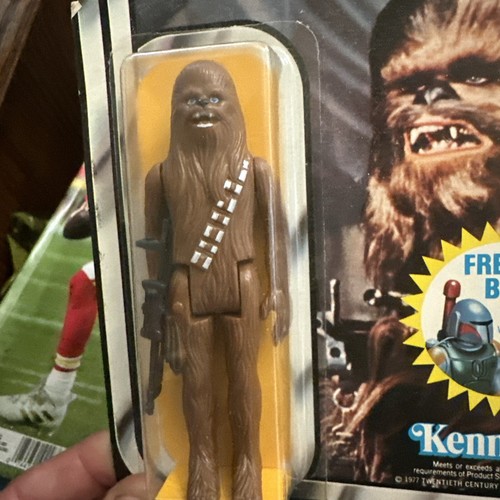 Vintage Star Wars SW Chewbacca MOC 20 Back - Picture 4 of 4