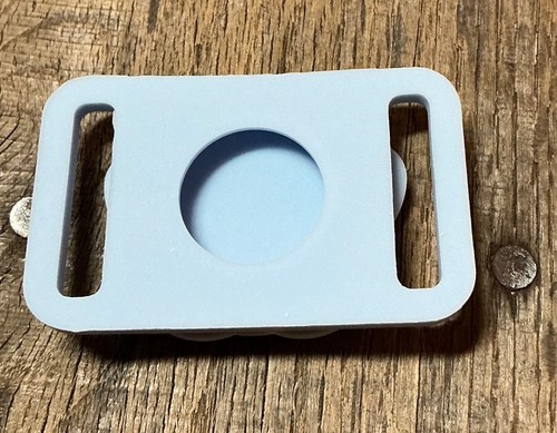 NEW Airtag Collar Holder Pet Tracker for Dogs Or Cats Waterproof, Silicone Blue - 第 5/7 張圖片