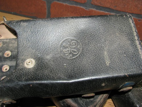 GE Hartleder Zwei Wege Radio Etui Halter Holster USA Dienst Vintage Menge 4 - Bild 7 von 7