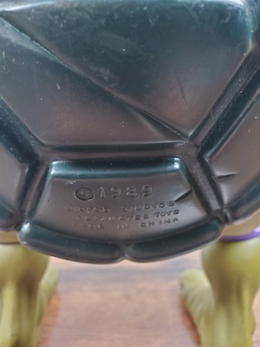 Figura Donatello Gigante TMNT 1989 13"" De Colección Original (No The Reelease/Repro) - Imagen 5 de 6