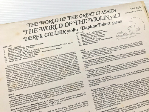 The World of the Violin - Ruggiero Ricci, Campoli, Derek Collier Decca SPA LPS - Picture 8 of 8
