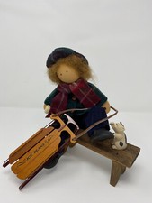 Lizzie High Wooden Doll, Peter Valentine, First Edition 1985-1991