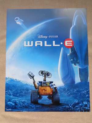 WALL-E Disney Pixar Robot Movie Poster Lithograph 8x10