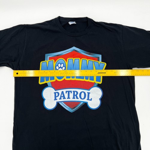 Paw Patrol Shirt mens Extra Large Black Graphic Tee T-Shirt TV Kids Cartoon - Picture 9 of 9