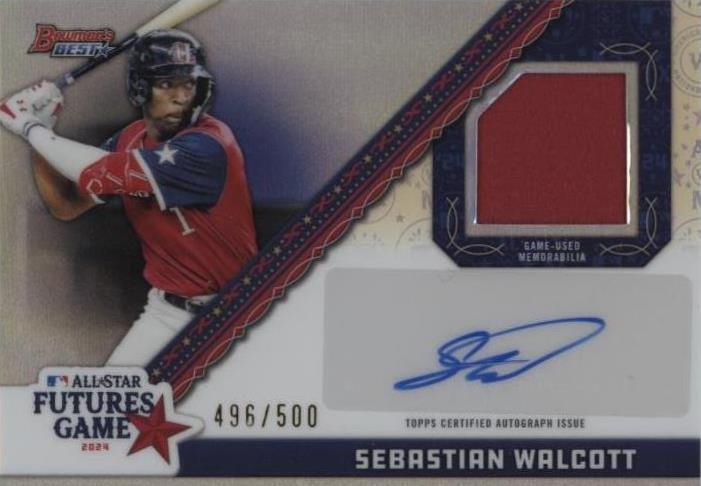 2024 Bowman's Best - Sebastian Walcott #FGRA-SW - 1 of 1