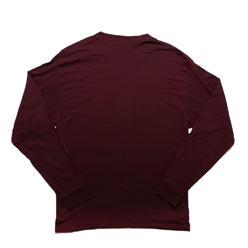 Women's Size L Virginia Tech VT Hokies Maroon Long Sleeve T-Shirt - Picture 5 of 10