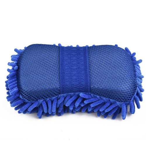Microfiber Car Cleaning Sponge – Car Wash Brush Pad Tool for Auto Detailing and - Picture 3 of 7