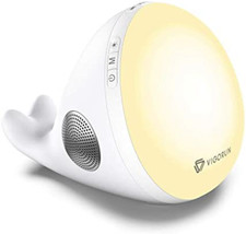 White Noise Machine with Night Light and Bluetooth Speaker Wireless Sound 7-Colo