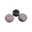 3 pk Voluspa Mini Tin Candle - Moroccan Mint Tea- Saijo Persimmon- French Linen-