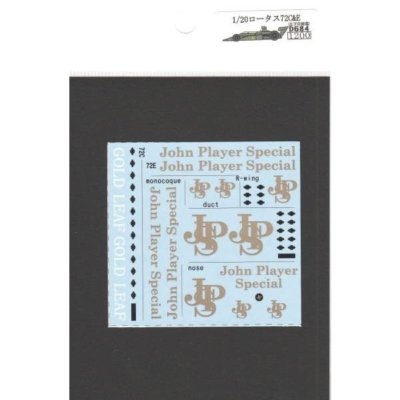 Museum Collection 1/20 Lotus 72C & E Tobacco Set Decal for EBBRO D684
