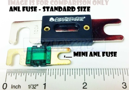 3x MINI ANL FUSE con indicador LED azul: PLATINO 125 AMPERIOS - Imagen 2 de 2