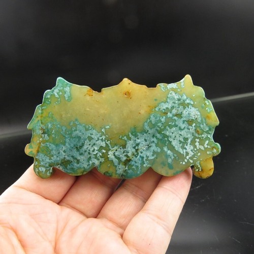 China old jade,collectible,Hongshan culture,rare dragon,choi,pendant Q(593) - Picture 4 of 5