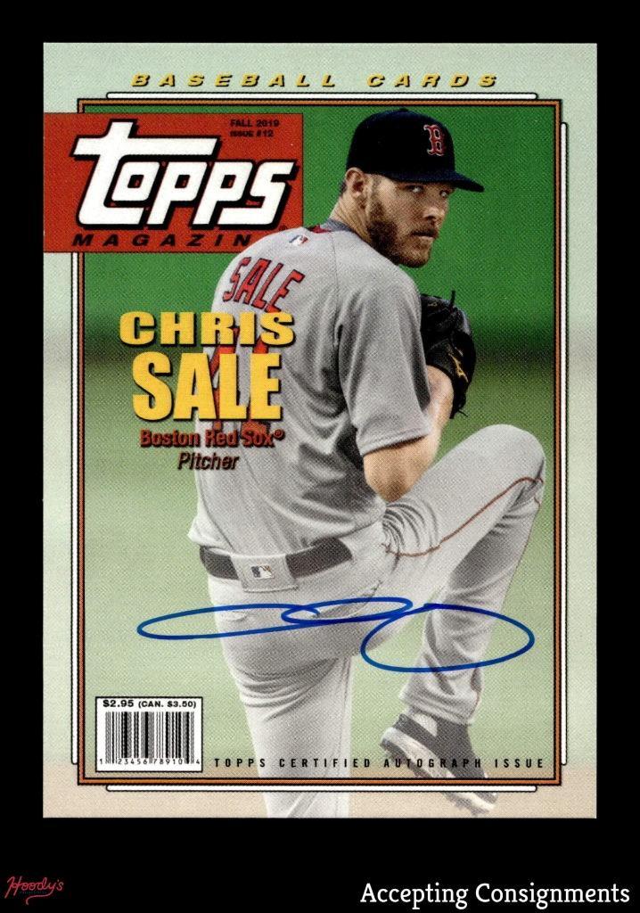 2019 Topps Archives Topps Magazine Autographs #TMACS Chris Sale AUTO 40/85
