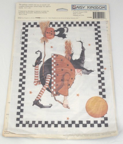 Daisy Kingdom Iron On Transfer Broomzelda Vintage - Picture 4 of 4
