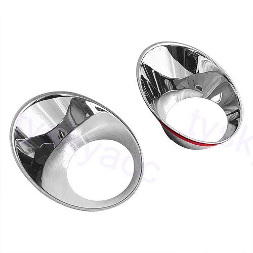 Chrome Fog Light Round Cover For Subaru Crosstrek 2023 2024 Accessories - Picture 4 of 6