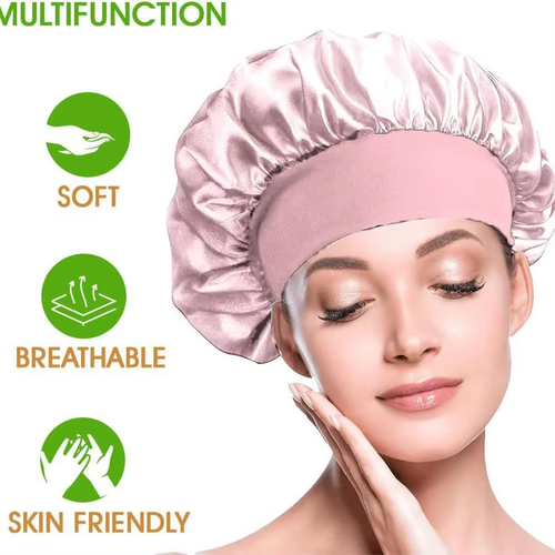 Hair Bonnet for Sleeping Silk Hat Satin Hat Hair Night to Sleep Bonnets Silk YM0 - Picture 5 of 10