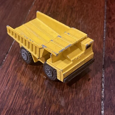 Faun Dump Truck Matchbox Superfast #58 Yellow Vintage Lesney England 1976 - image 1 of 4
