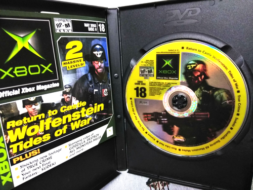 Mayo 2003 Disco Demostración Oficial Xbox #18 Return To Castle Wolfenstein - Funda Rara - Imagen 3 de 7
