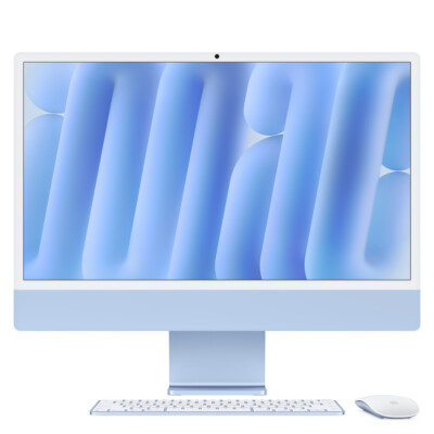 Apple iMac MWV13D/A Blau 61cm(24  ) M4 10-Core Chip, 10-Core GPU, 16GB Ram, 256G