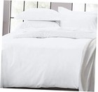 Pure White Duvet Cover King - 400 King: 3 Pc Duvet Cover Set Bright White