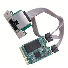 1 PC M.2 Key A E 2.5G Gigabit RTL8125B RJ45 Ethernet Network Lan Card Chipset