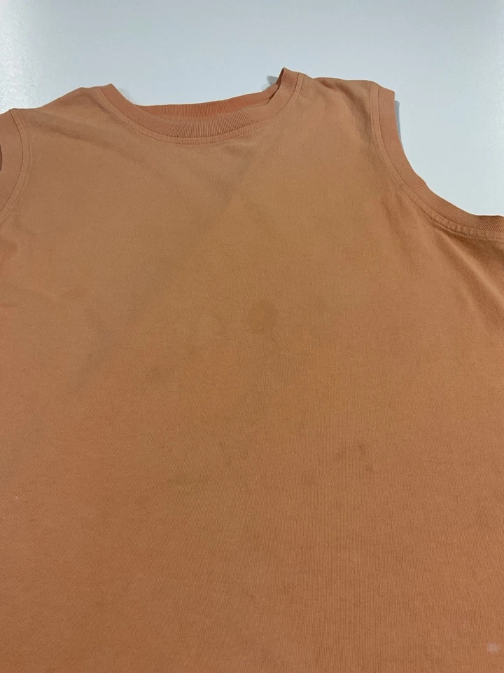 Винтажный Moret Ultra теннис Майка Sz M мандарин пляж Summer Y2K - Изображение 2 из 4