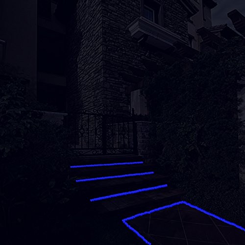 Glow Pebbles pcs Glowing Rocks for Outdoor Decor, Garden 0.7-0.9 inch 300 Blue - Picture 6 of 6