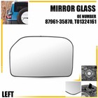 Front Left Driver Side Heated Mirror Glass For 2007-2014 Toyota FJ Cruiser New