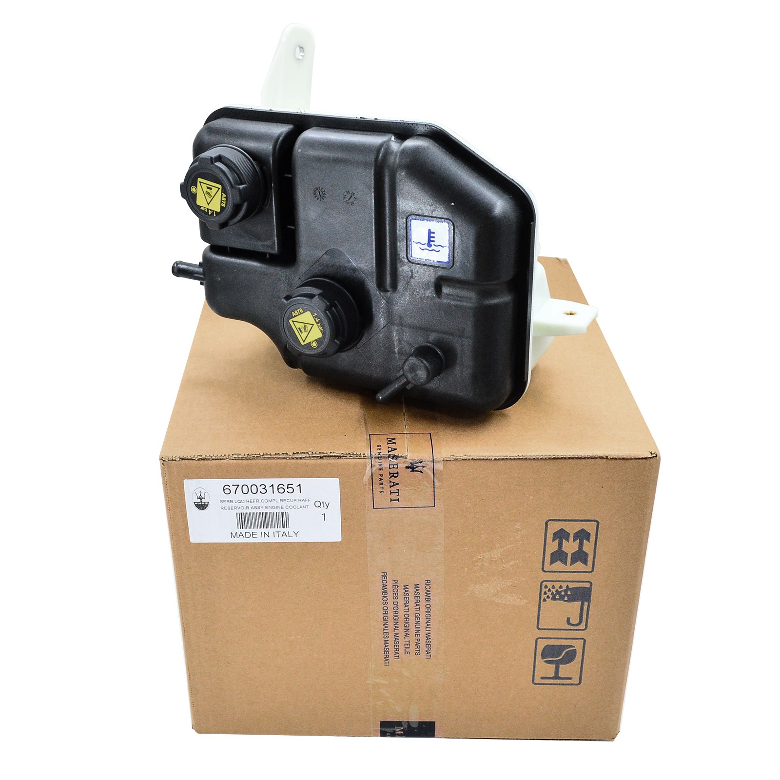 NEW Expansion Tank Assembly For Maserati Ghibli Quattroporte & Levante 670031651