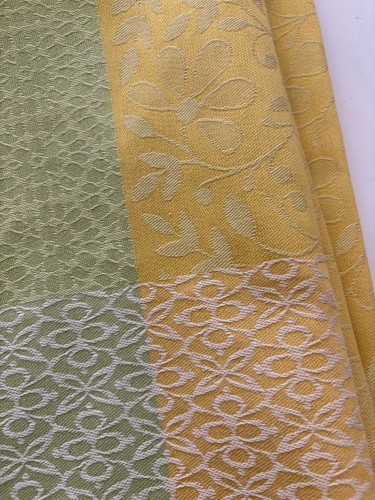 Mantel Le Jacquard Français "Provenza", algodón verde limón, 69"x98" - Imagen 4 de 6