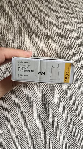 Icebreaker Merino Underwear Camis Womens Size M White New Activewear - Picture 2 of 5