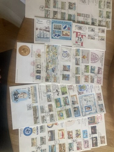 GB Isle of Man 26 different FDC covers incl 4 blocks