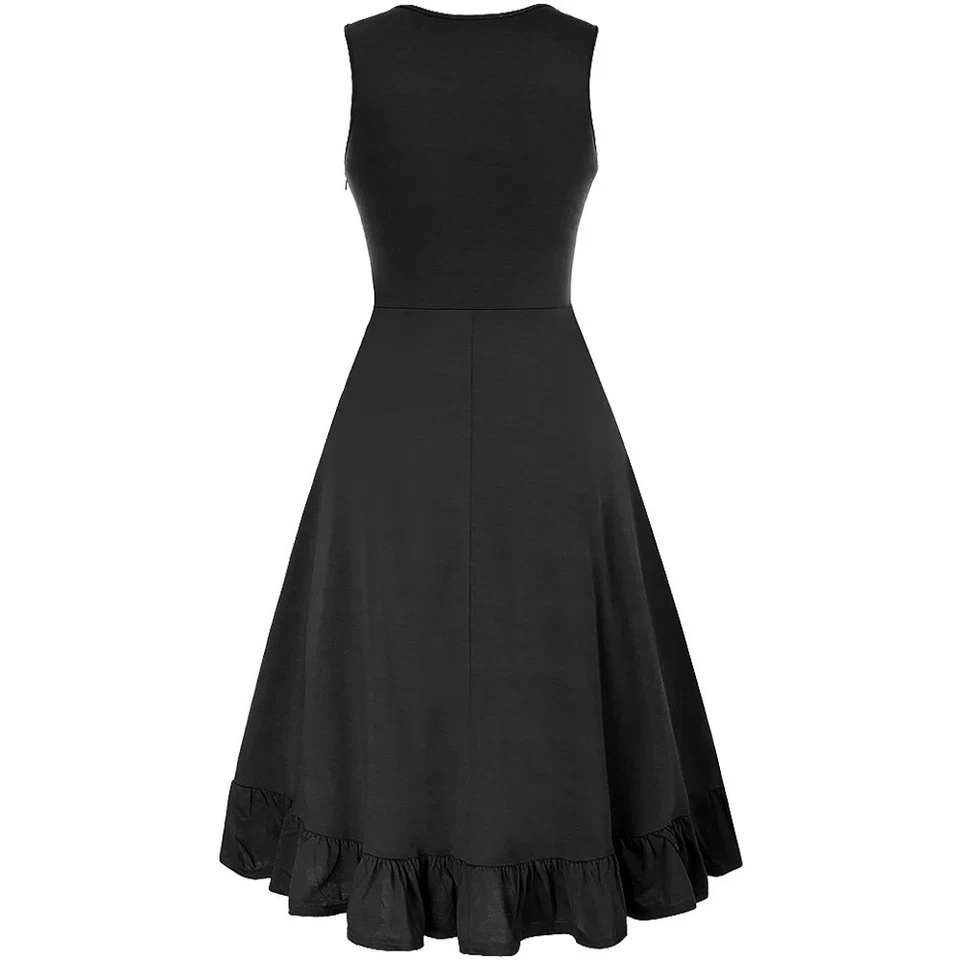 Vestido estilo steampunk renacentista sin mangas Foto 2 de 2