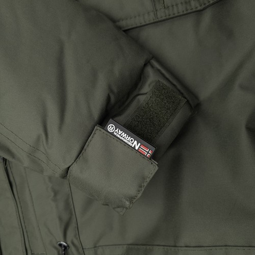 Geographical Norway Men Parka Jacket Anorak Insulated Green Tt9 Size S - Picture 7 of 12