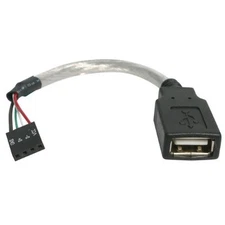 StarTech StarTech 6in USB 2.0 Cable - USB A to USB 4 Pin Header F/F USB A Female