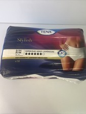 18 count TENA Incontinence Underwear Stylish - Super Plus Heavy  Size S/M 29-40W