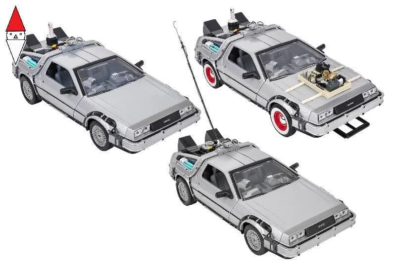 MODELLINO GLOBO (IMPORTAZIONE) WELLY DELOREAN BTW I/II/III SCALA 1/24 - Immagine 2 di 2
