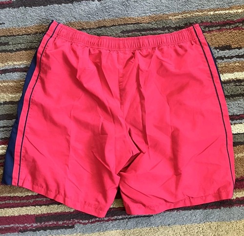 Bañador corto deportivo Lacoste para hombre XL rojo forrado con logotipo bolsillos - Imagen 2 de 15