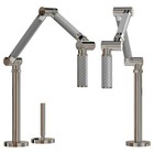 UNUSED Kohler Karbon 2 Hole Stainless & Silver Single Lever Kitchen Tap BR2255