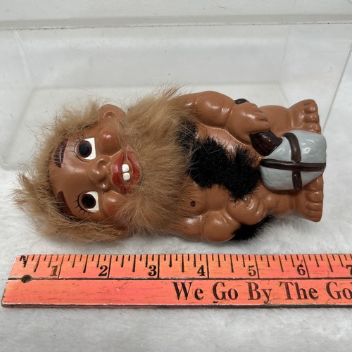 Vintage 60’s RIES Coin Bank Aborigine Man Collectible Cave Man Japan - Bild 10 von 10