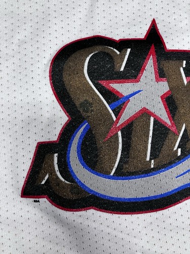 Vintage Majestic NBA Philadephia 76ers Allen Iverson Size Xl Jersey 2001 Finals - Bild 3 von 6